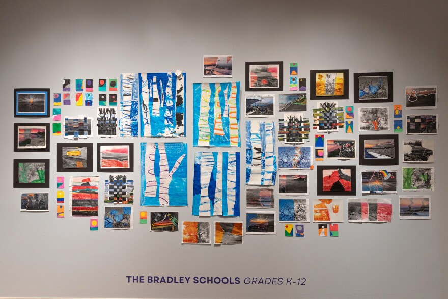 Student work is part of the "Portraits of the Precarious Earth" exhibition