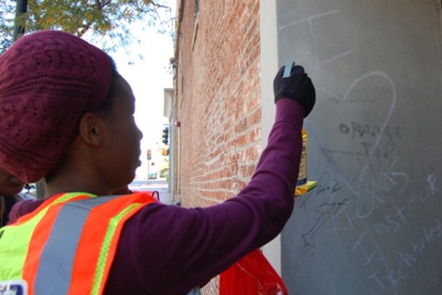 Teenagers come together on Saturday to help clean up Columbia