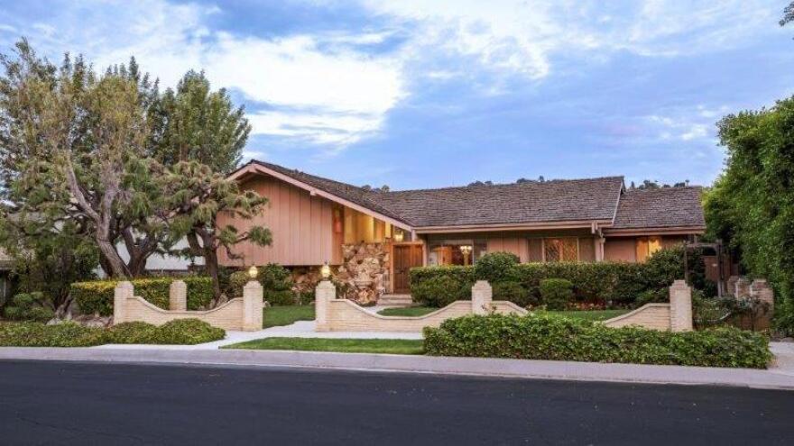 The purchase price of the home featured in opening and closing scenes of The Brady Bunch was not immediately available, but it had been listed at $1.85 million.