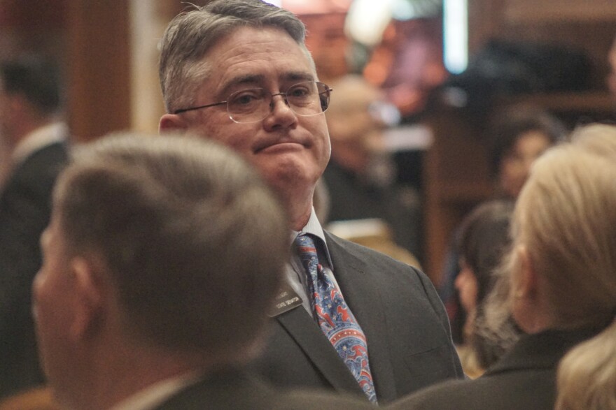 Minority Leader Chris Holbert on the floor on Jan. 4, 2019.