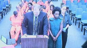 Shakayla Denson appears in Hillsborough County Court Friday morning. She's being held on no bond for allegedly drowning her four-year-old daughter in the Hillsborough River.