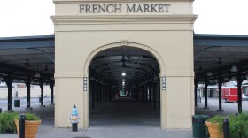The French Market in New Orleans sits quiet and empty admidst government-ordered shutdowns in response to the spread of coronavirus.
