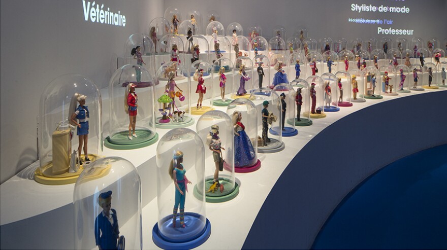 Seven hundred dolls, spanning nearly six decades of Barbie history, are on display at the Musée des Arts Décoratifs.
