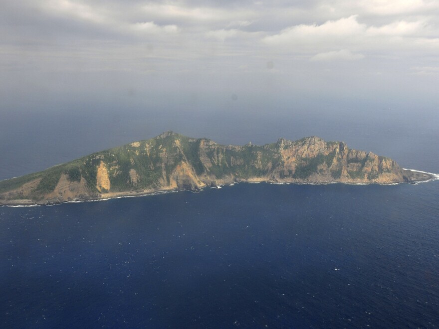 File photo from China's Xinhua News Agency, of one of the Senkaku/Diaoyu islands that are in dispute.