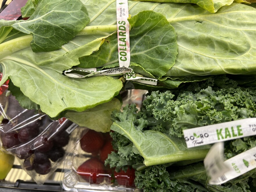 Collards and kale tend to have more pesticide on them than many other kinds of produce. A new study shows that rinsing or soaking produce helps remove residue.