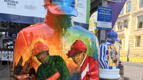 Ken Burney's 'On The Way To Victory' features famous Black jockeys Oliver Lewis and Isaac Murphy