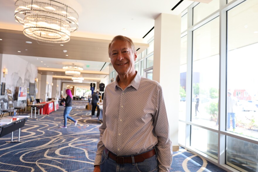 Ted Brown, Libertarian nominee for U.S. Senate. (Photo by Baylie Simon)