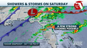 Strong Storms Possible Late Saturday