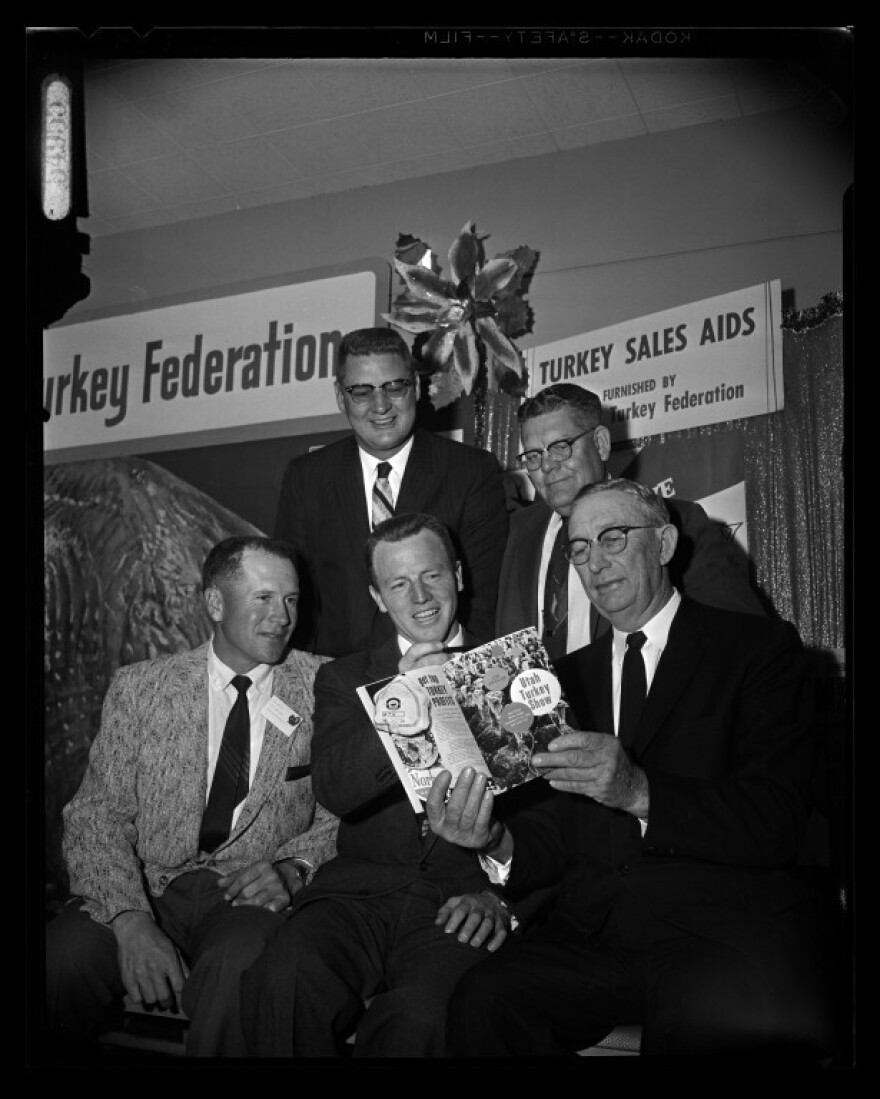 A photo of various men.