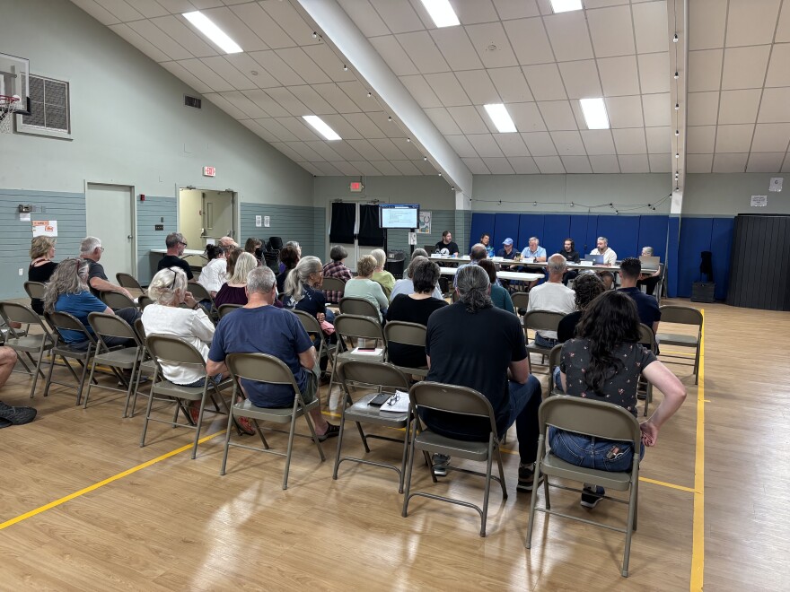 Residents at a special Nottingham planning board