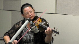 Violinist and Antenna Cloud Farm founder Michi Wiancko plays live on the Fabulous 413.