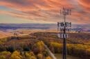 A cell phone tower in rural West Virginia.