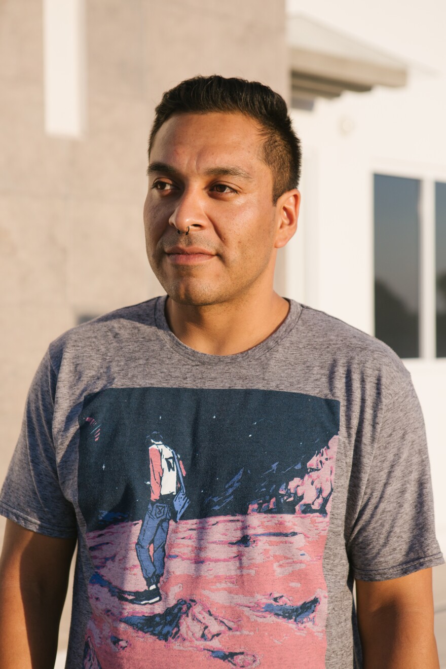 Olivas-Bejarano says the toughest part about his immigration status is being apart from his family in Oklahoma. But he says the risk of reentering the U.S. illegally is too great for him.
