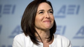 Facebook Chief Operating Officer Sheryl Sandberg speaks at the American Enterprise Institute in 2016.