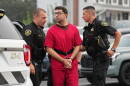 Agostino Abbatiello, who is facing charges including possession with intent to deliver and conspiracy, arrives to an appearance at Centre County Courthouse in Bellefonte, Pa., Wednesday, Sept. 2, 2026. 