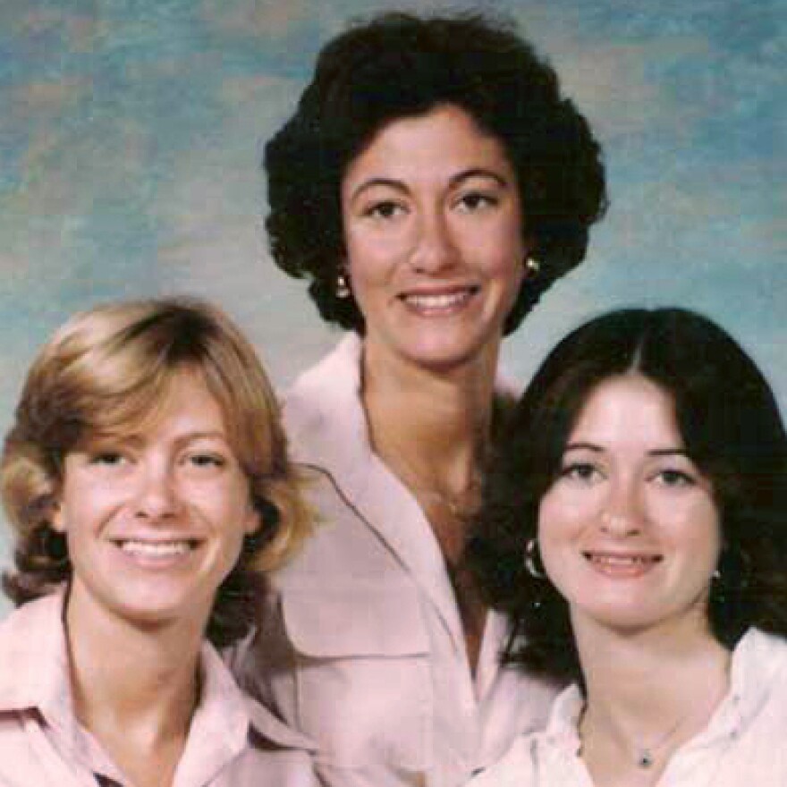 The three Leibman sisters, from left: Abby, Nina and Marjorie Shaw.