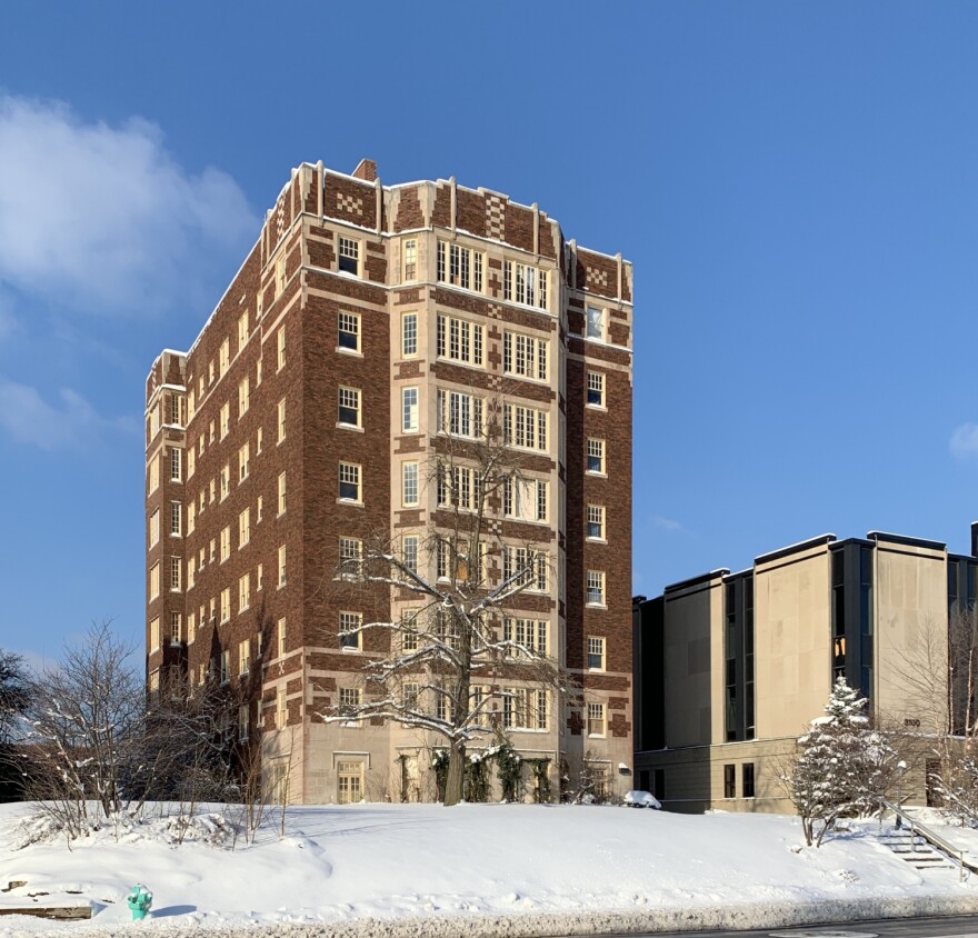 The 1920s Drake building stands received historic designation last year but the Children's Museum is now challenging that move.