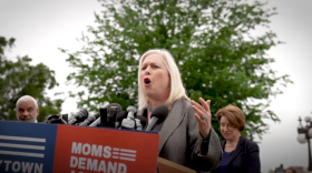 U.S. Senator Kirsten Gillibrand (D-NY) stood with advocates from Everytown for Gun Safety and Moms Demand Action to demand the Senate pass gun violence prevention legislation after nineteen children and two adults were killed in a shooting at Robb Elementary School in Uvalde, Texas.