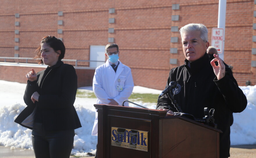 Suffolk County Executive Steve Bellone