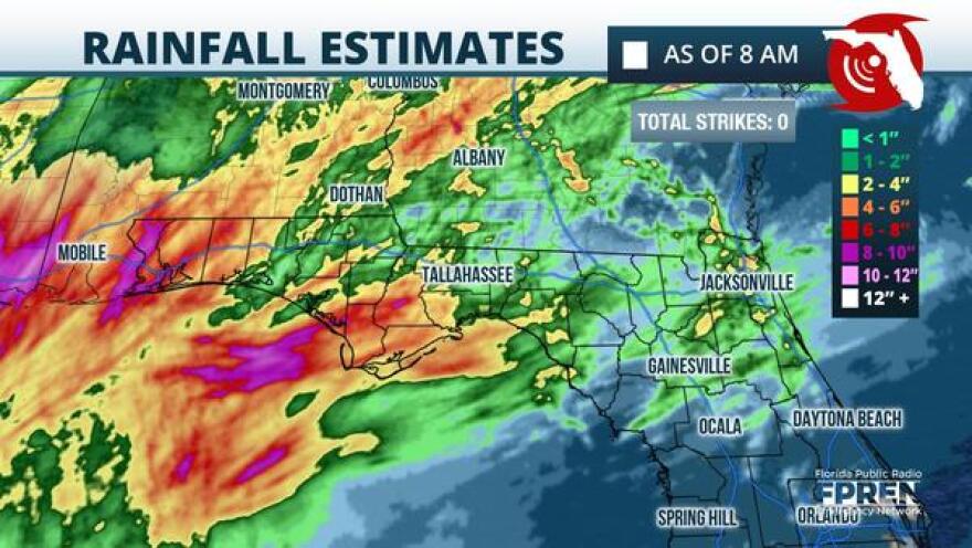 Rainfall Estimates Since Friday