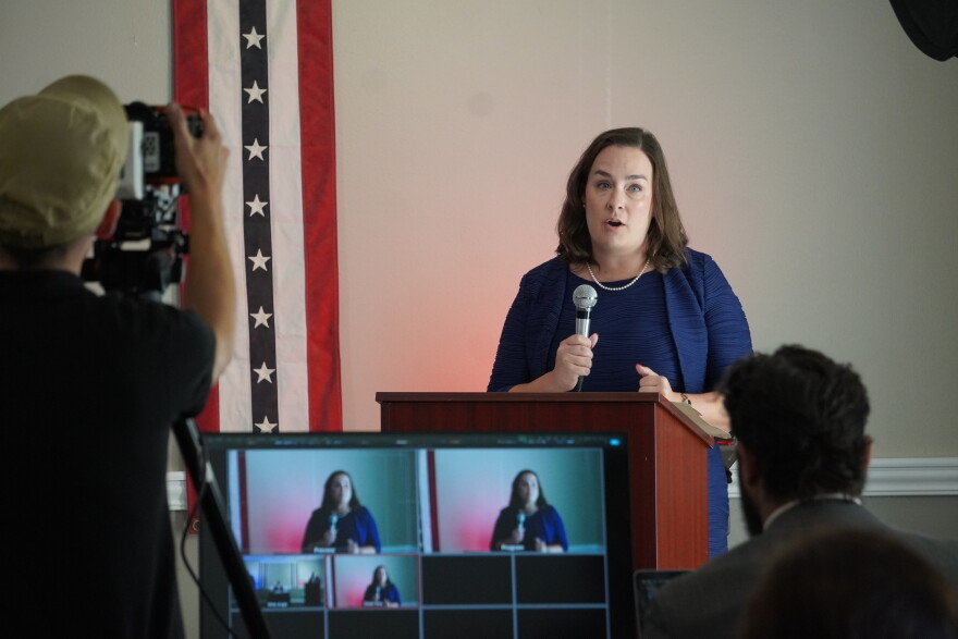 Republican incumbent Andrea Verobish said she's pro-life, is against "reckless" government spending and supports a bill to remove the state's concealed carry permit requirement while in a vehicle. 