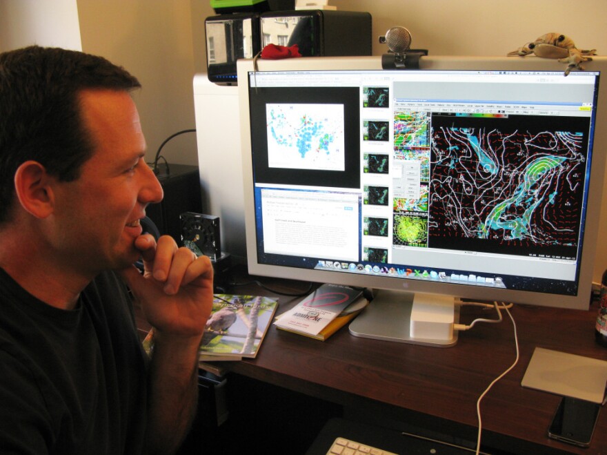 Cornell University's Andrew Farnsworth compiles data to forecast where birds are going and when they'll be there.