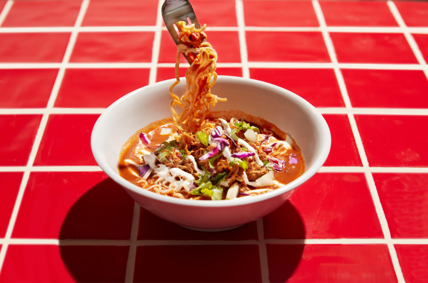 Tiki Taco’s December special is Birria Ramen.