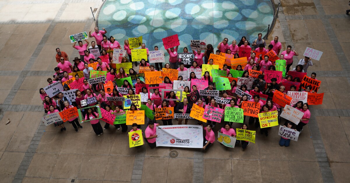 Youth advocates rally against tobacco companies