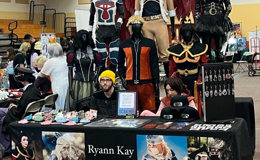 Ryann Kay, a vendor at the Blazing Desert Comic Con at Southwest Jr. High School in San Luis on Saturday, June 4, 2022.