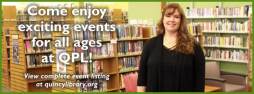 Quincy Public Library Events for All Ages Flyer