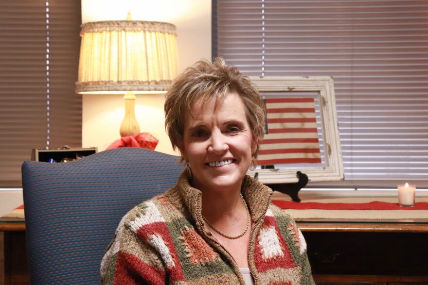 Tammy Westcott inside the Community Service Council offices in Tulsa.