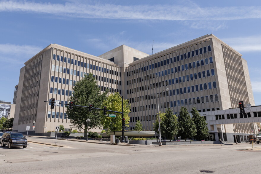 Caterpillar's former world headquarters in downtown Peoria.