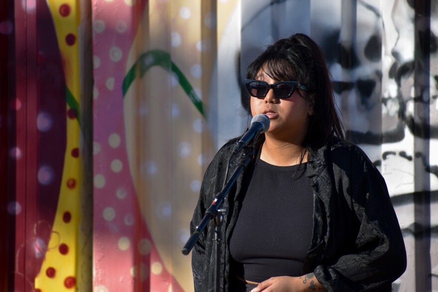 Pleasure Cult singer Honey Danger performs.