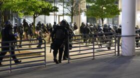 police in downtown detroit on May 31, 2020