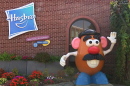 Hasbro's longtime headquarters in Pawtucket, Rhode Island. Nearly 600 employees face potential job losses as the toymaker prepares to relocate to Boston in January 2027. Credit: Ocean State Media