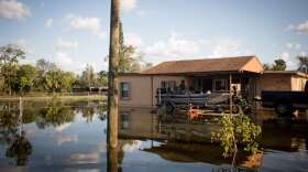  Rising water left some Central Florida homes flooded after Hurricane Irma in 2017.