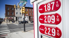 Gas prices posted at a filling station in Philidelphia on March 2, 2016
