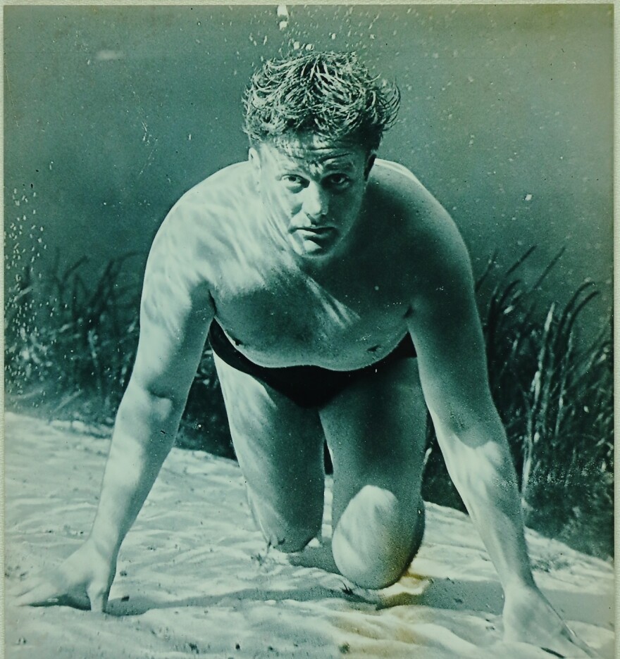 Underwater “Track Start” at Silver Springs.
