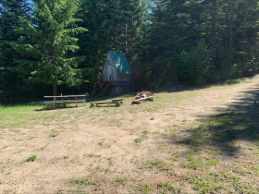 Campgrounds at Anderson Lake are maintained by Washington's Department of Natural Resources