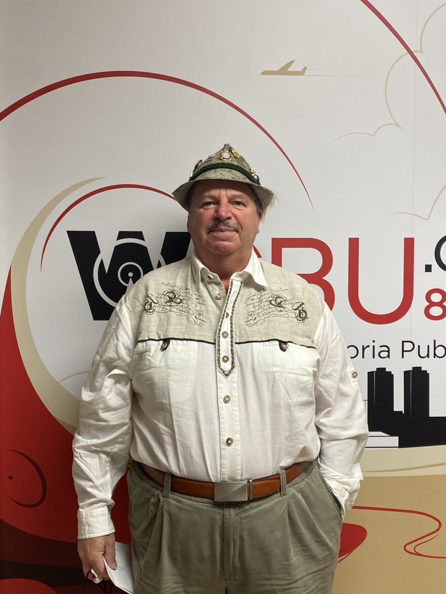 Jeff Pulfer, President of Harmonie Concordia and Chair of Peoria's Kristkindlmarkt