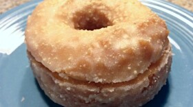 The honey-glazed doughscuit is a combination of "doughnut," "biscuit" and "life-changing."