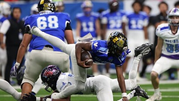 File photo of 2024 Navy All-American Bowl play at the Alamodome