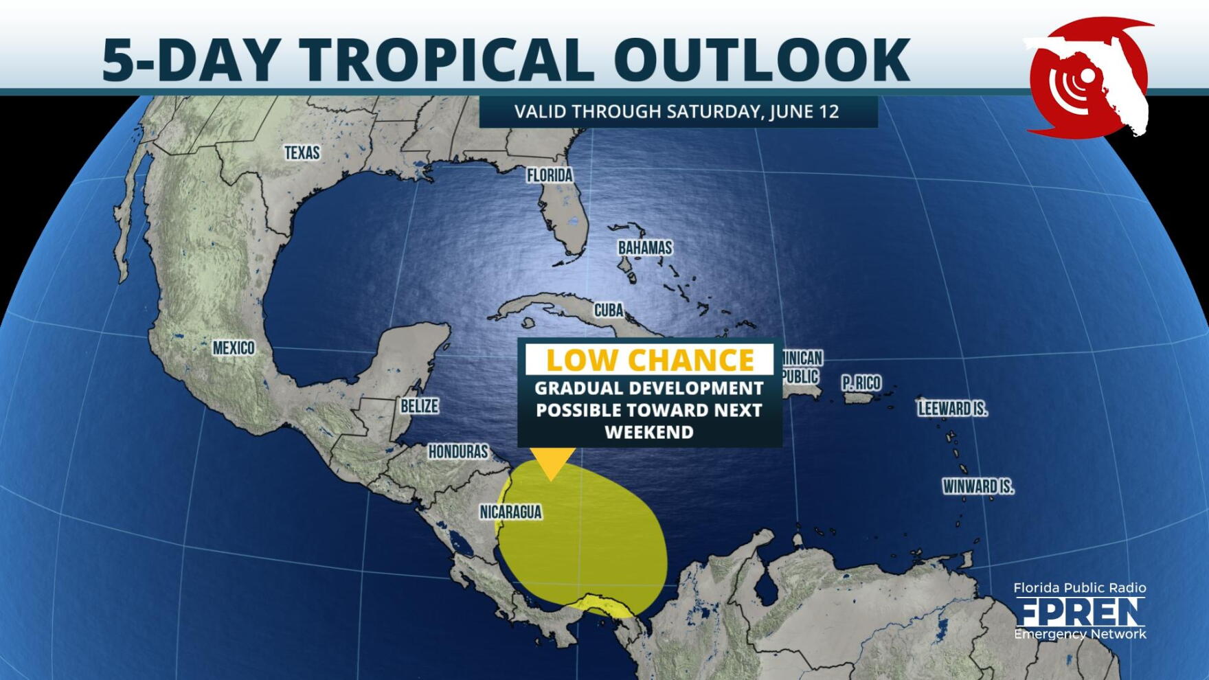 Low Risk Of Tropical Development Later This Week In The Caribbean ...