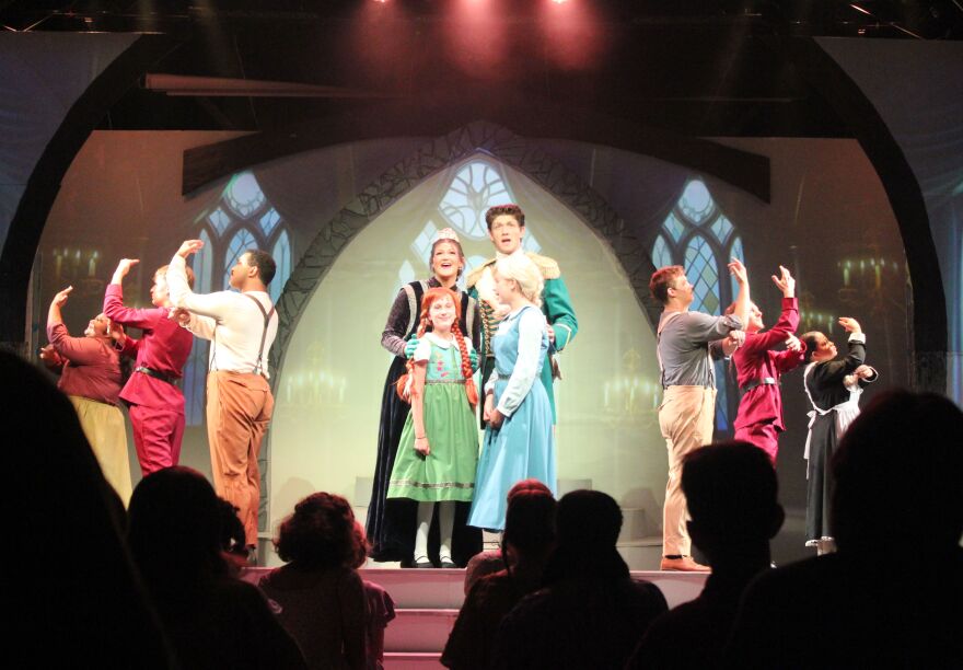 Opening scene from Arts Bonita's production of 'Frozen.'