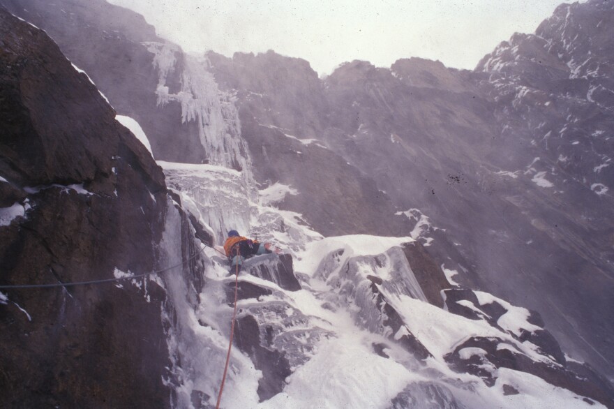 First ascent Ptarmigan Canyon in the Wrangells. Photo by Roman Dial.