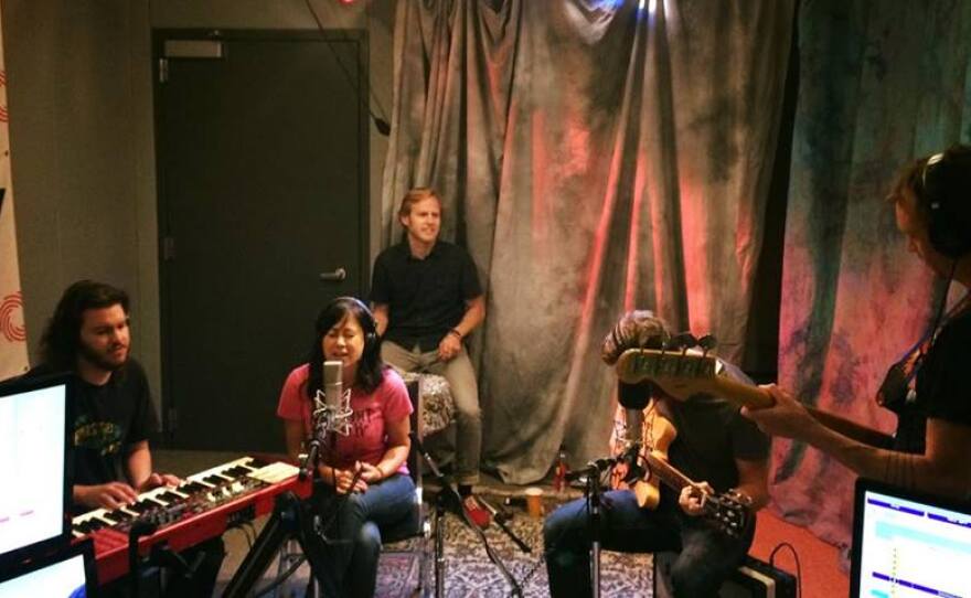 Midnight North in studio