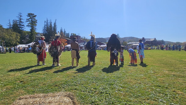A moment from the September 2025 Stockbridge-Munsee Mohican powwow in New Lebanon, New York.