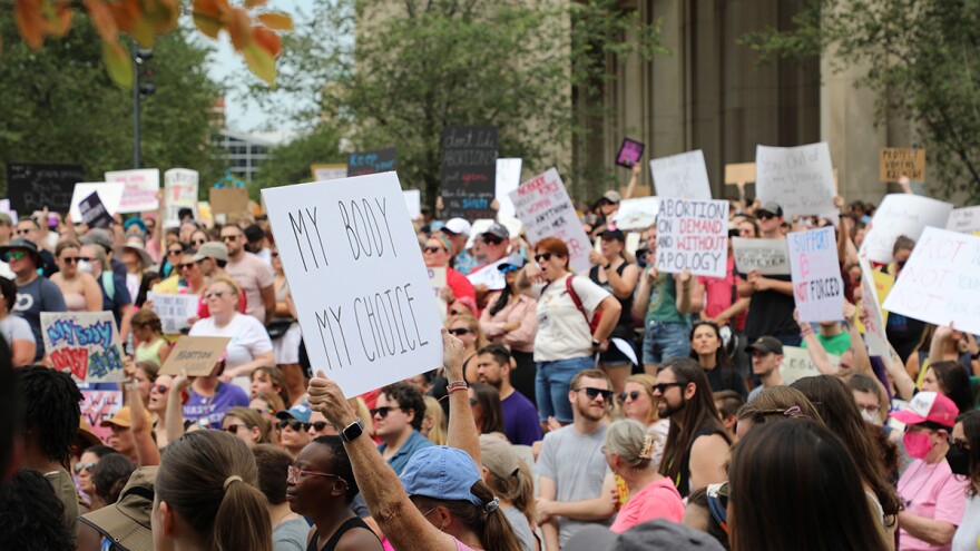 Protests erupted across the nation the day after the Supreme Court announced the decision to overturn Roe v. Wade. Thousands demonstrated at the Statehouse in Indiana, which is among the states where abortion is expected to be banned or severely restricted.