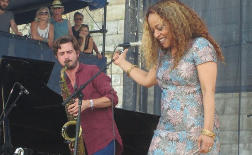 Vocalist Cassandra Wilson performed a tribute to Billie Holiday at the 2015 festival