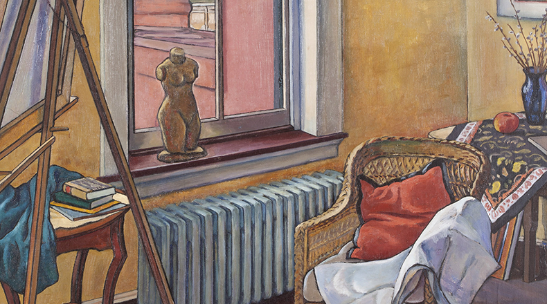Detail from Art Studio, by Thereas Pollak.